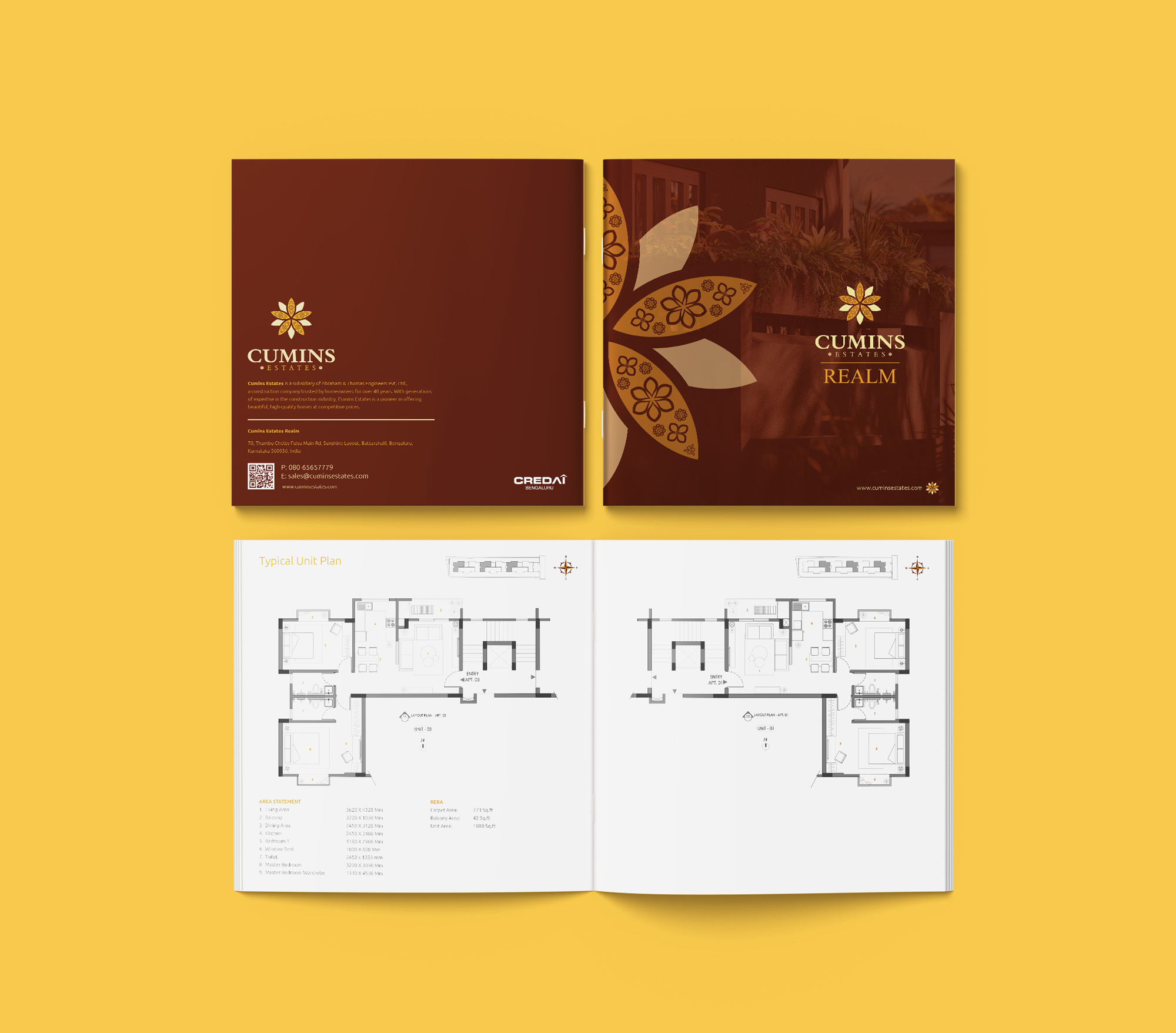 Cumins Realm - Brochure Design