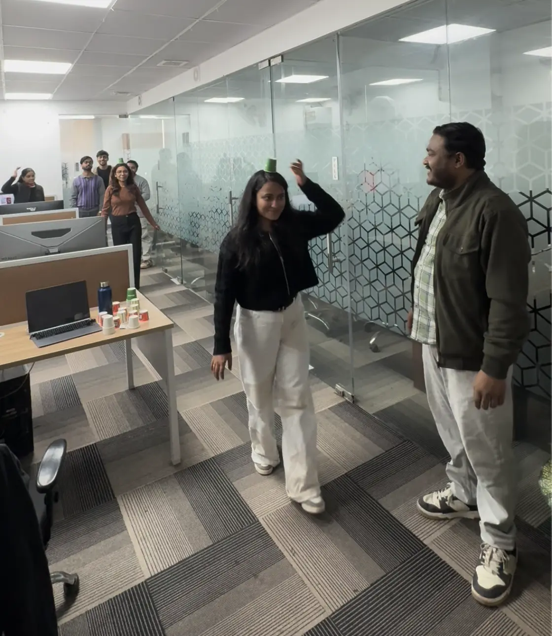 Jaiveeru creatives cup balance activity